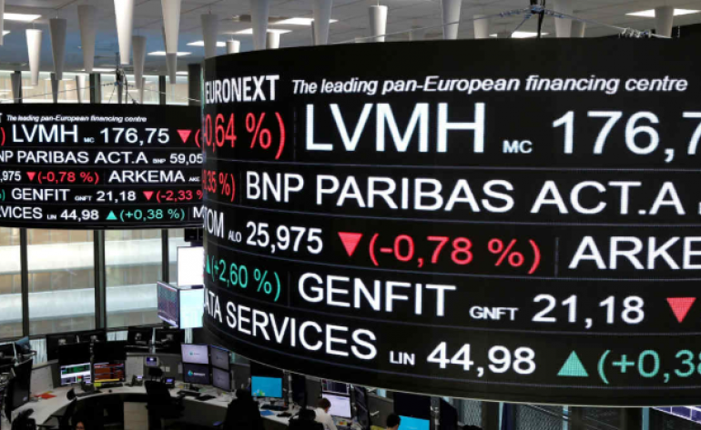 Bolsas da Europa têm alta com expectativa de acordo de paz no Oriente Médio